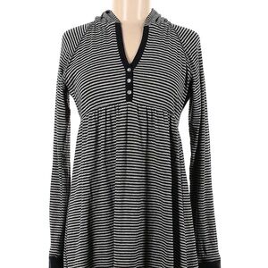 Joie Black and White Buttoned Tunic